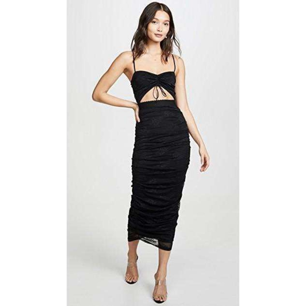 For Love and Lemons Poison Ruched Dress